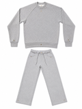 Heather Grey Set ( Sweatshirt & Sweatpants)