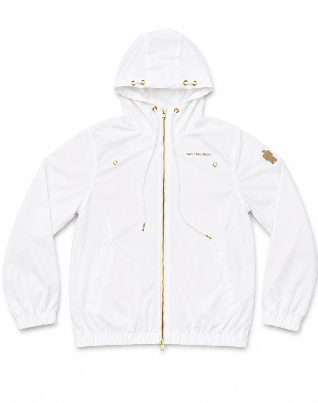 White Windbreaker