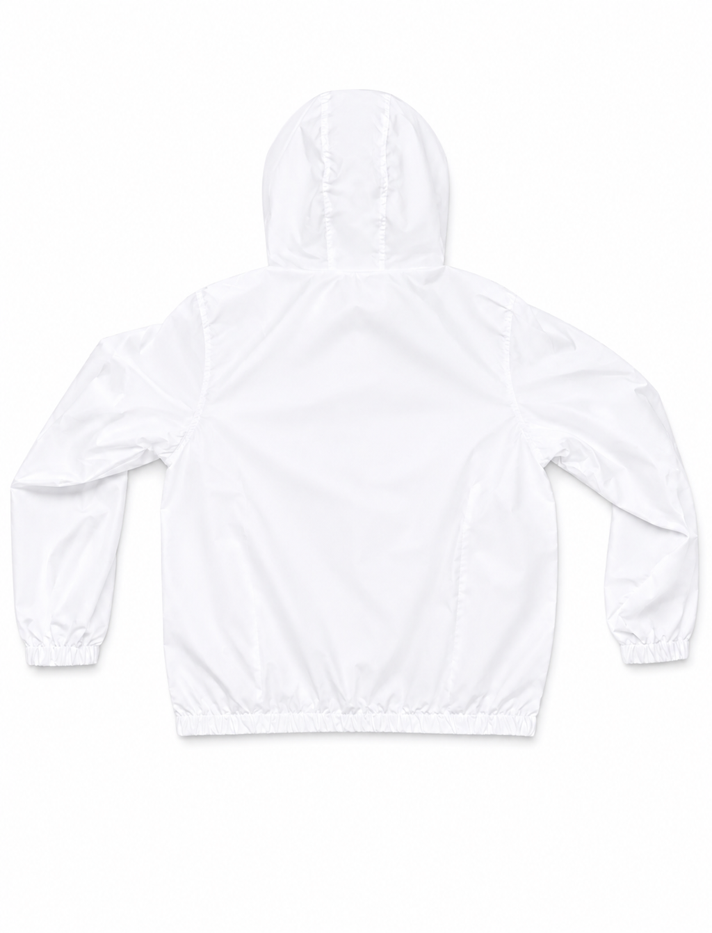 White Windbreaker