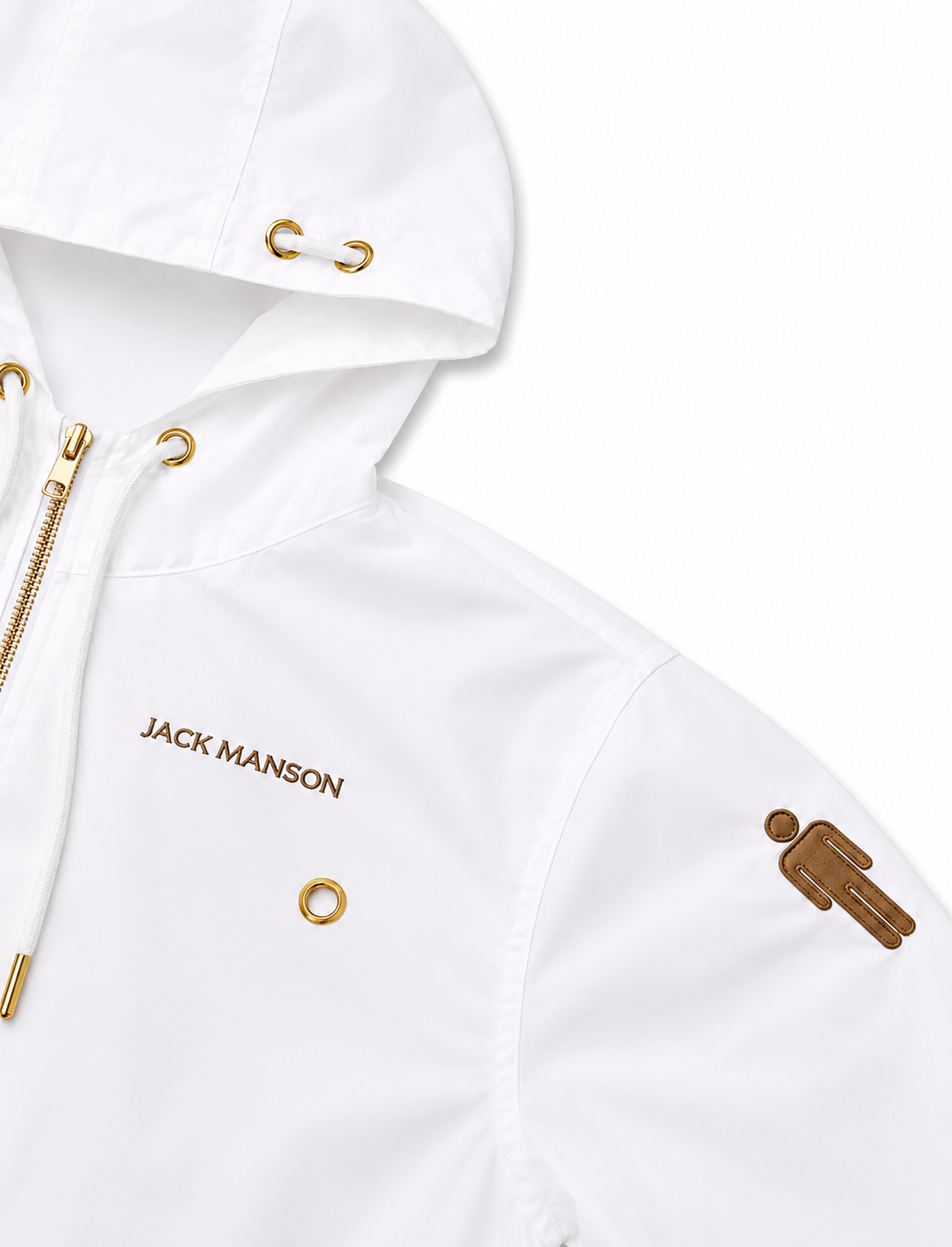 White Windbreaker